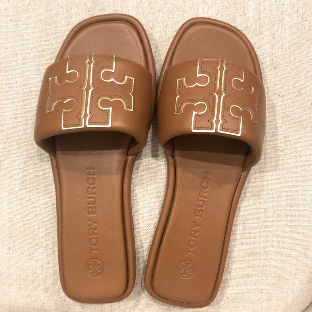 Tory Burch Double T Slide Size 7